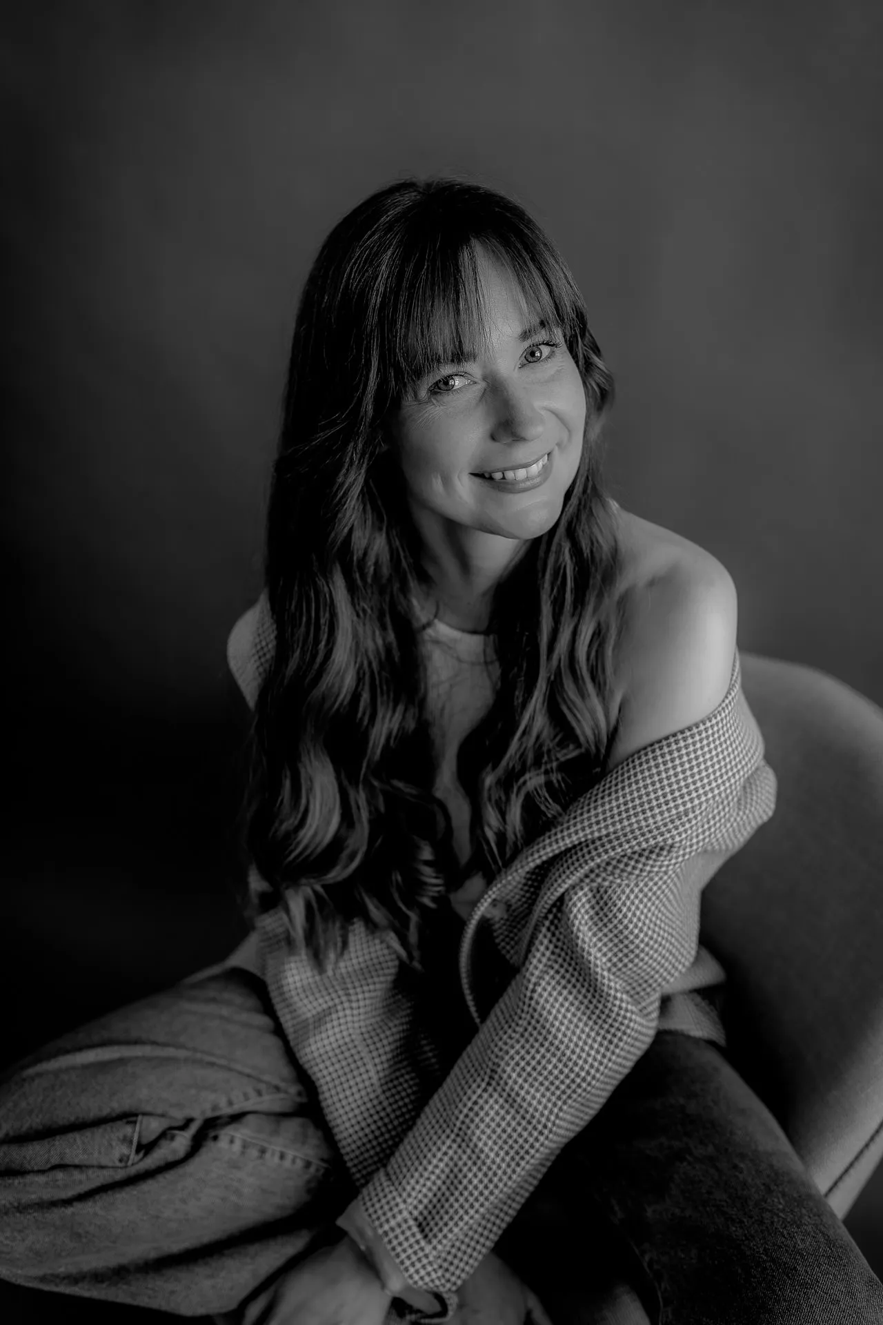 Lena Dugnus Hochzeitsfotografin München Portrait Schwarz-Weiß