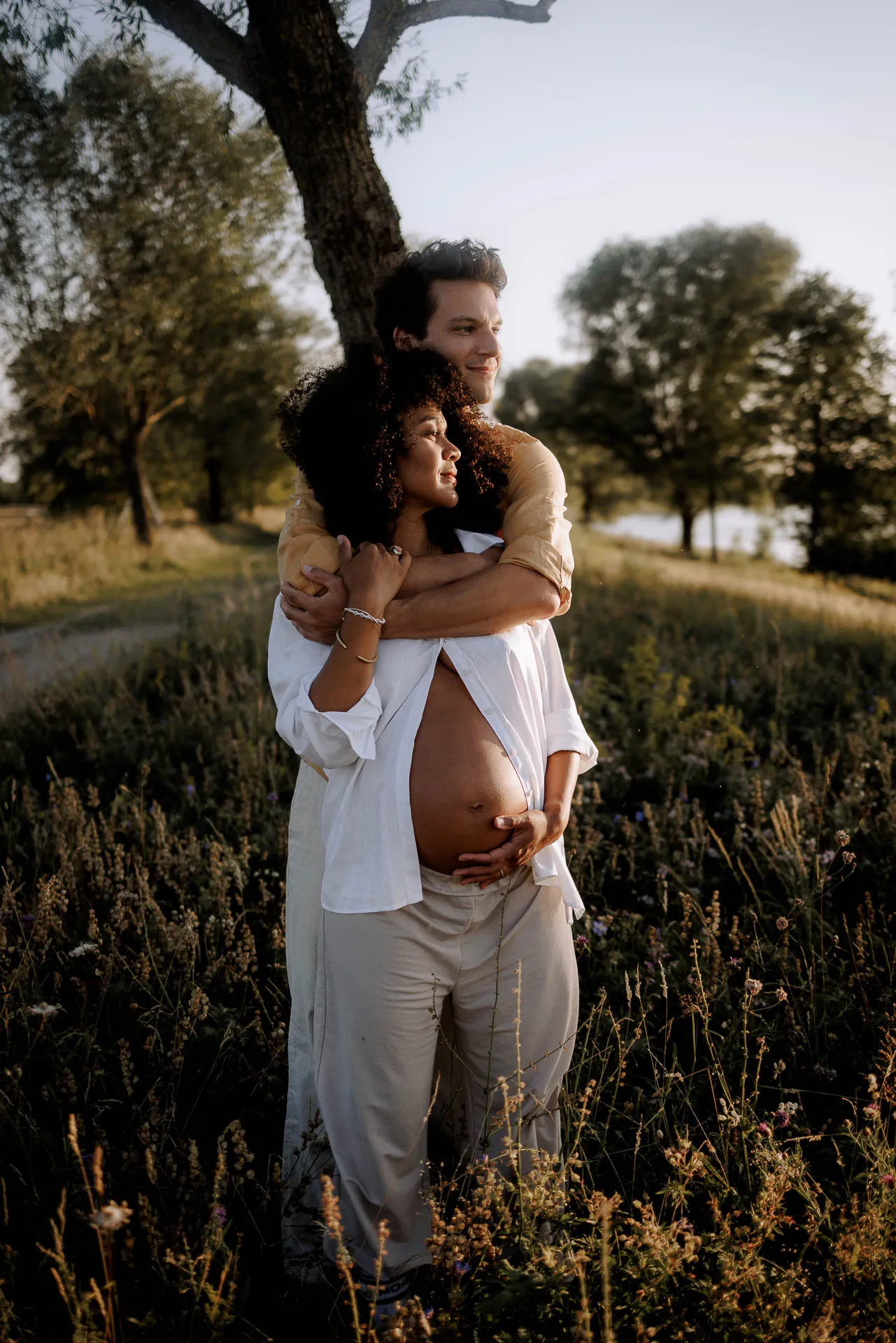 Unique water pregnancy session Munich by Lena Dugnus