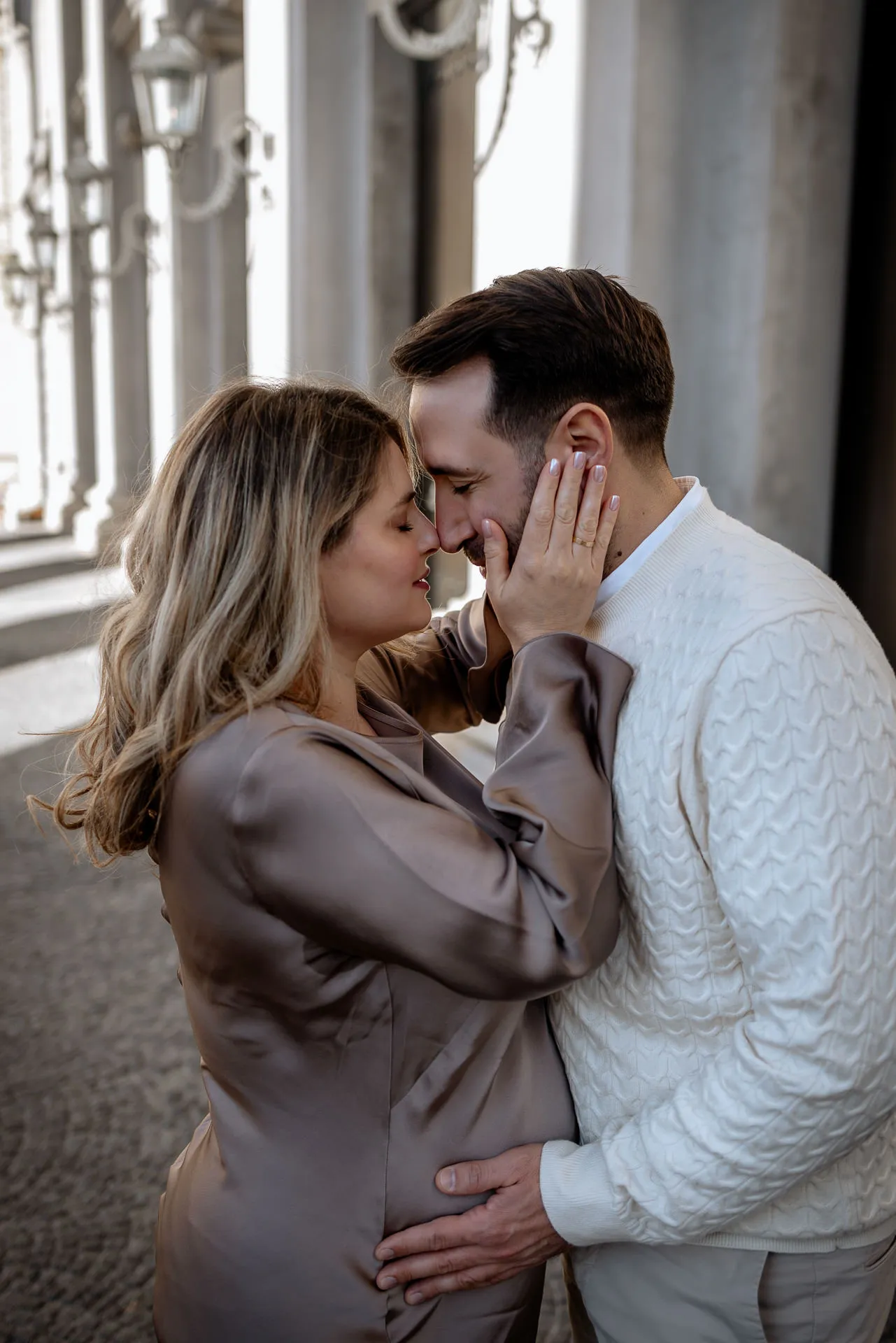 Edgy Babybauch-Shooting in Münchener Innenstadt Lena Dugnus